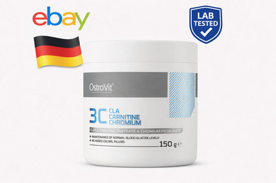 OstroVit 3C CLA Carnitin Chrom Pulver Kiwi 150 g 30 Portionen vegan Sport Forme