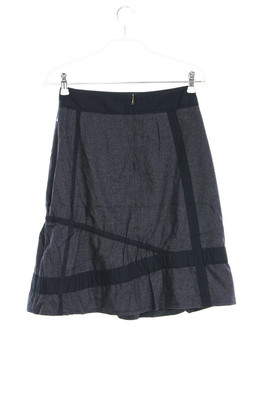 STRENESSE BLUE Skirt Virgin Wool Cashmere D 34 grey shades