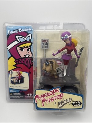 Hanna Barbera Penelope Pitstop and Muttley from Wacky Races by McFarlane Toys