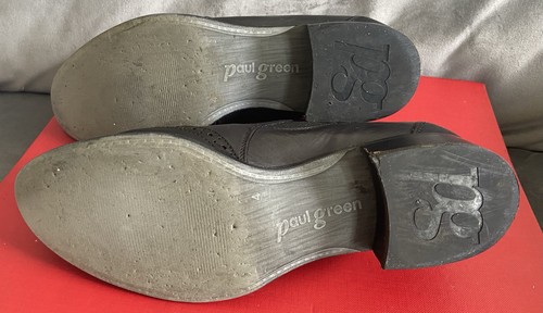 Paul Green Black Leather Chelsea Boot 4 - Picture 3 of 3