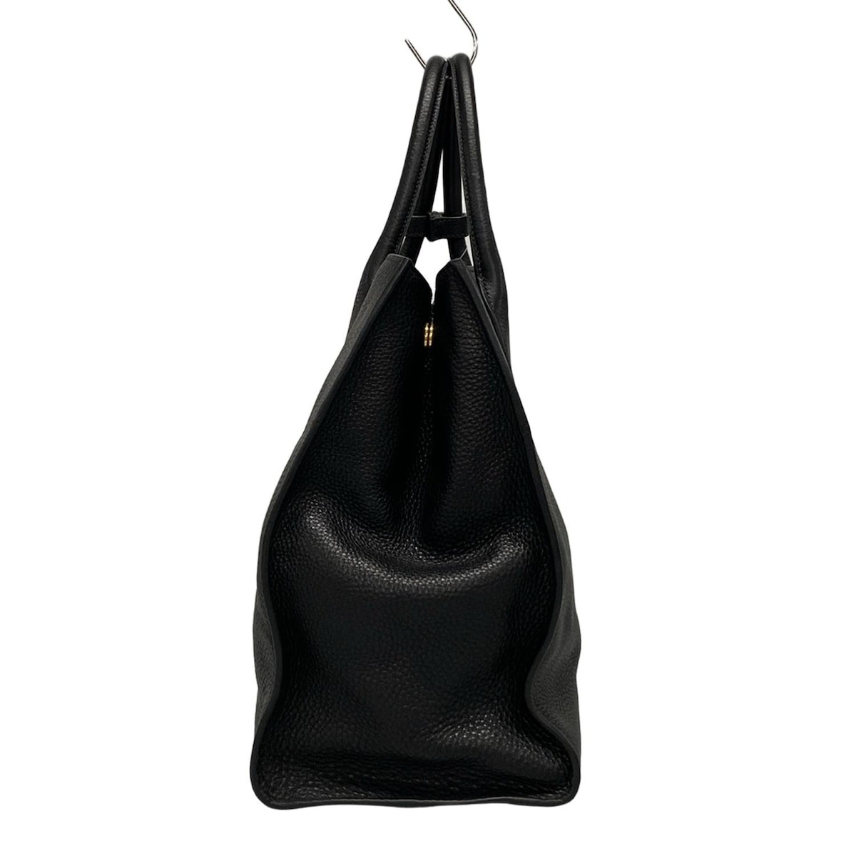 Auth PRADA Vitterodino leather BN2671 Black Leather Tote Bag Auth PRADA Vitterodino leather BN2671 Black Leather Tote Bag