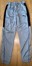 Puma Men's Grey Joggers-tracksuits size Small