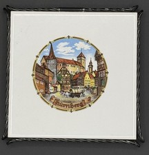 Decorative Tile Trivet of Nurnburg Castle Germany Collectible