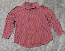 Van Heusen Men's Striped Size XL 17-171/2 Long Sleeve Shirt
