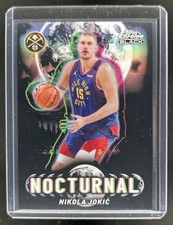 2025-26 Topps Chrome Black Nikola Jokic Nocturnal SP #NO-3 Nuggets