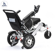 All Terrain Electric Wheelchair Foldable with 18 in Seat Supports up to 330 lbs