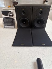 GALE GOLD MONITOR  Bi-Wired Speakers In Black  - Tested - Bookshelf - Postage