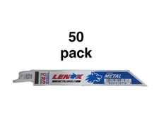 6" Bi-Metal Reciprocating 14TPI Blade, 50pk (Metal,Non-Ferrous) #22756-OSB614R