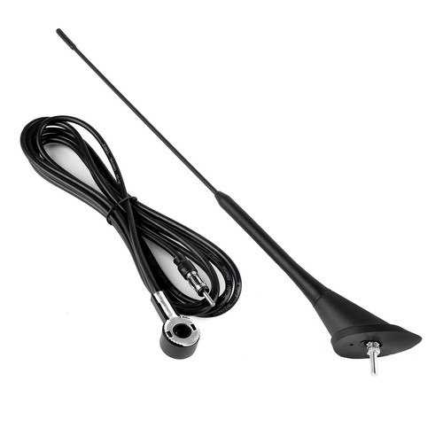 Antenna Auto FM/AM Per Auto Ricambio Con Base Girevole, Adatta Per Peugeot 205 206 306 307 309 406 806