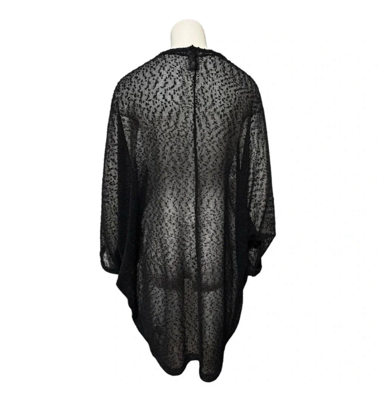 Vince Camuto Sheer Textured Open-Front Kimono Car… - image 3