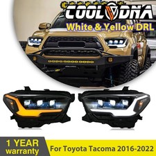 Pair Upgrade Full Led Headlights Projector For 2016-2022 Toyota Tacoma Animation Pair Upgrade Full Led Headlights Projector For 2016-2022 Toyota Tacoma Animation