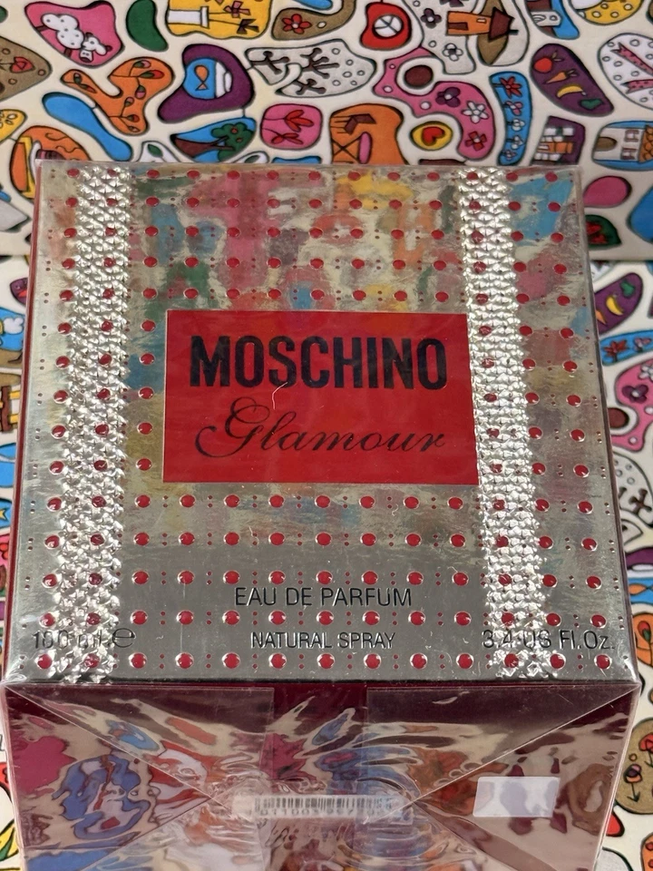 Moschino Glamour 3,4 fl oz/100 ml Eau de Parfum spray feminino DESCONTINUADO - Imagem 4 de 4