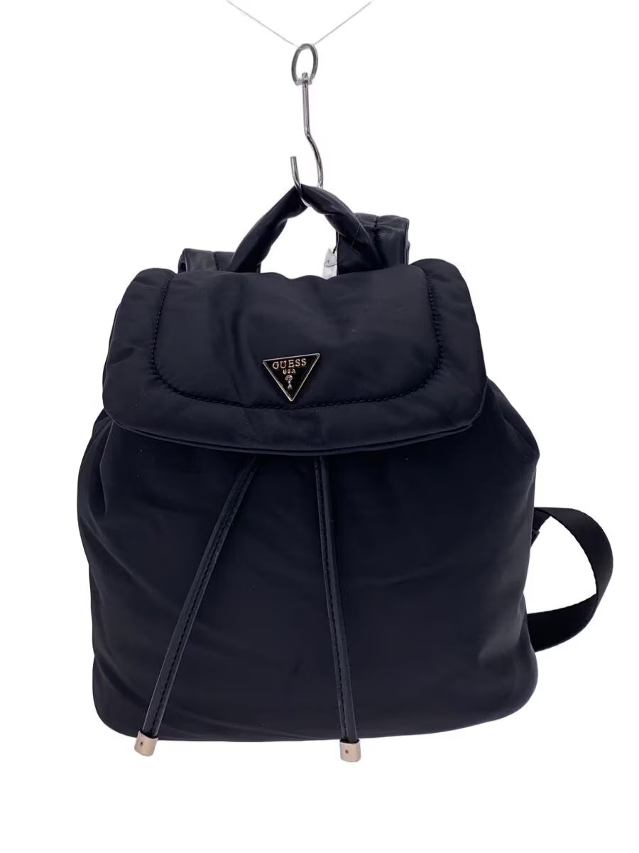 GUESS Backpack Nylon Black Solid Color - image 1