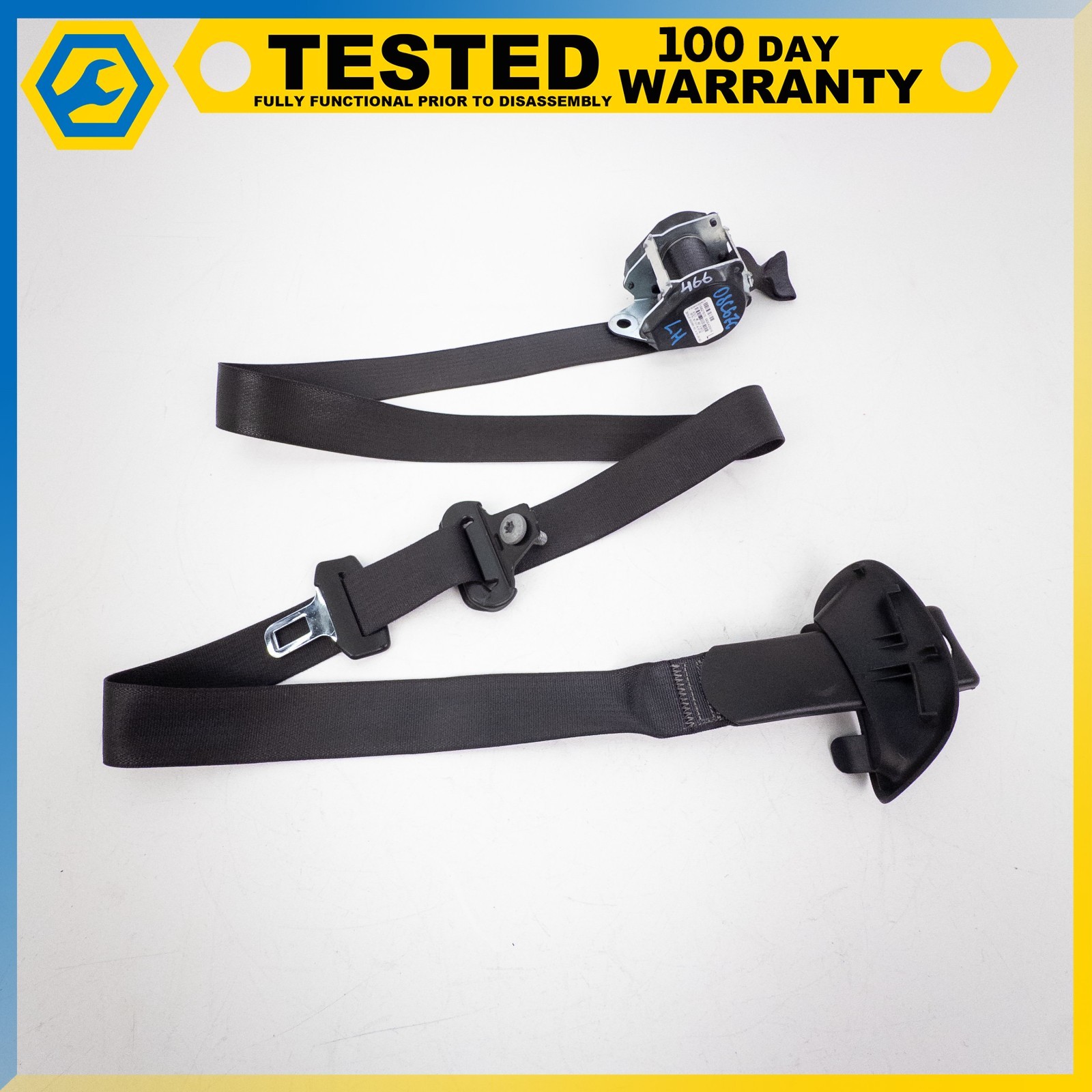 05-13 CHEVROLET CORVETTE C6 FRONT LEFT DRIVER SIDE SEAT BELT RETRACTOR OEM