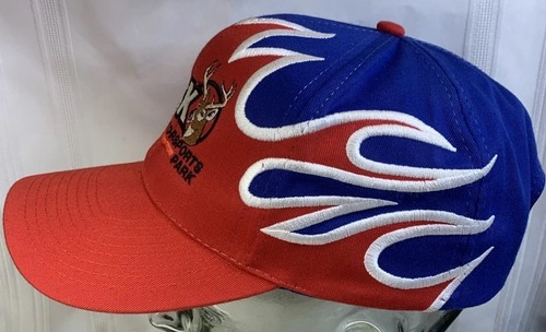 BUCK Motorsports Park Vintage SnapBack Llamas Camionero Sombrero Gorra Ciervo En la parte delantera - Imagen 5 de 14