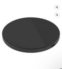 Qi Wireless Charging Pad 10W Fast Wireless Charger with USB-C Cable   Works w/ i