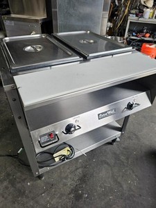 Vollrath 38102 32" ServWell Hot Food Steam Table 2 Wells & Cutting Board, 120v.