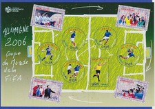 France 2006 World Cup Germany Mini Sheet Mi. No. 4069-78 **