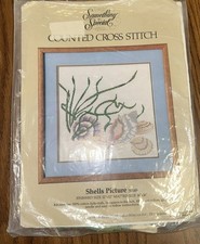 Vintage Something Special Counted Cross Stitch- Shells Picture