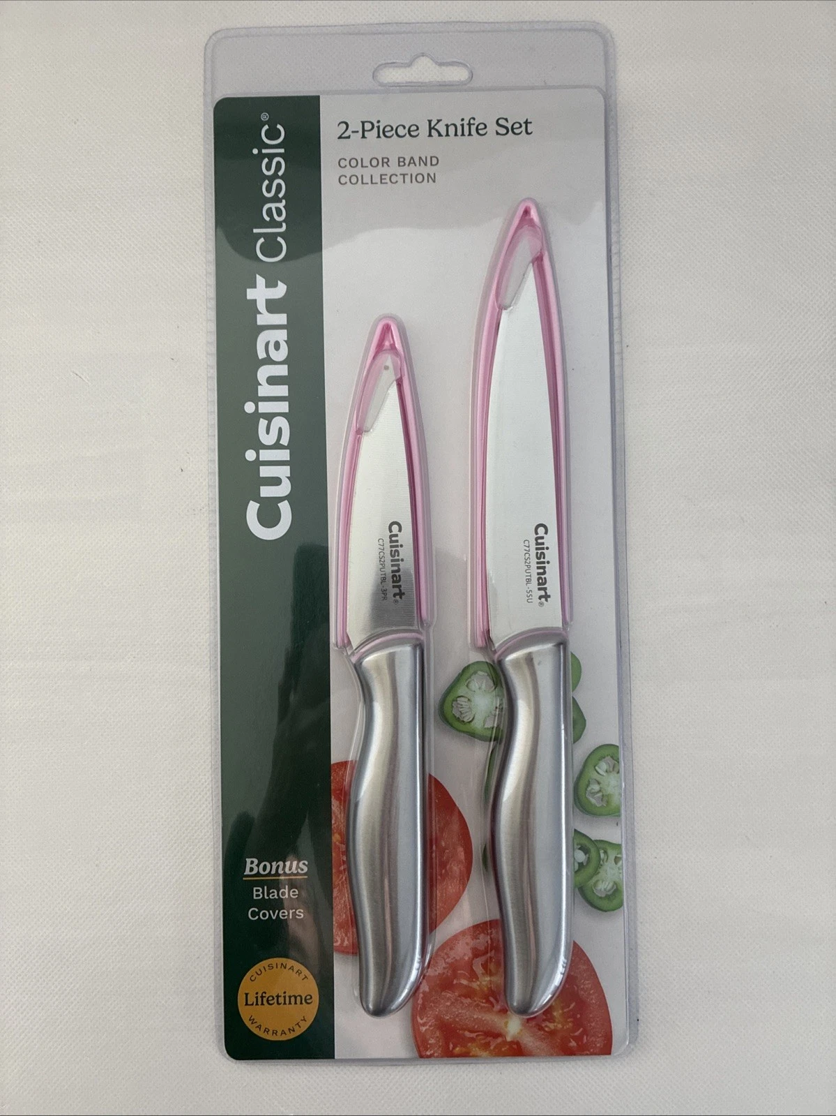New Cuisinart Classic 2 Pc Paring Knife Stainless Steel Pink Knife Heavy Quality
Opens in a new wind