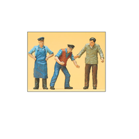 Preiser 1 63060 - GüTerbodenpersonal ( 3 Figuren ) Neuware