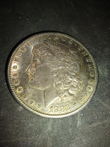 1882-S San Francisco Morgan Silver Dollar $1 Coin Circulated .900 Fine Silver