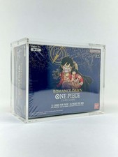 One Piece OP1 White Bottom Sealed Booster Box Acrylic Display Case