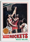 1977-78 Topps #124 Moses Malone White Backs