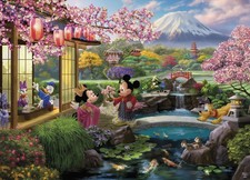 Thomas Kinkade Disney Mickey and Minnie 1000 Piece Puzzle
