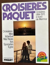 MERMOZ (Paquet) 1971 cruises - DECK PLAN with PHOTOS