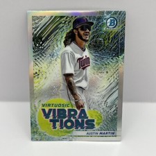 2022 Topps Bowman Baseball Austin Martin Virtuosic Vibrations Insert VV-5 Twins
