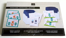 NEW Stampin' Up ROBOT BUDDIES Kit- 9 Cards  Stamp Set with Ink Kids Activities