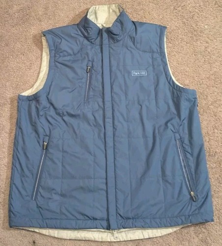 Zero Restriction Kiely wasserabweisende Wendeweste blau / grau Herren Large - Bild 3 von 8