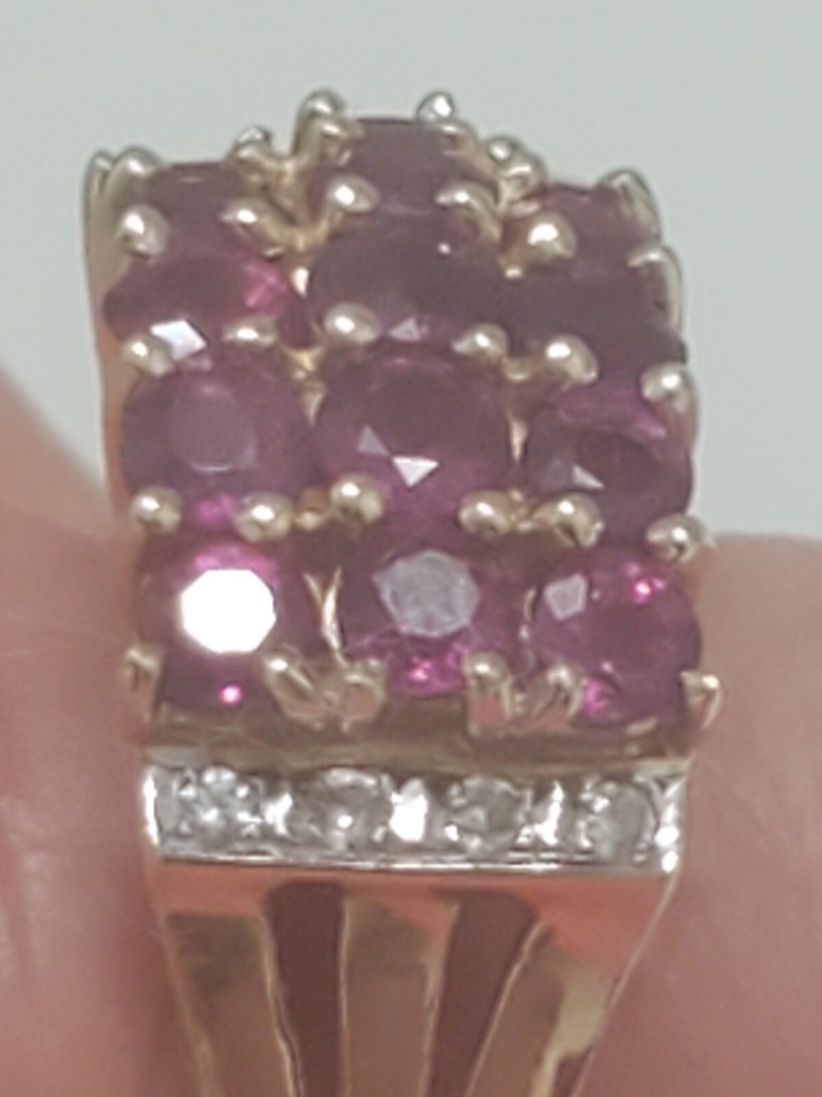 Ruby Ring 14k yellow gold - image 11