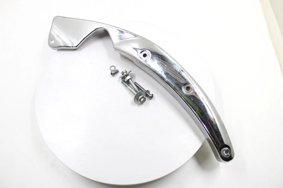 Kawasaki Vulcan 1600 2005 cromado izquierdo fabricante original guardabarros trasero pasajero agarre riel Foto 2 de 4