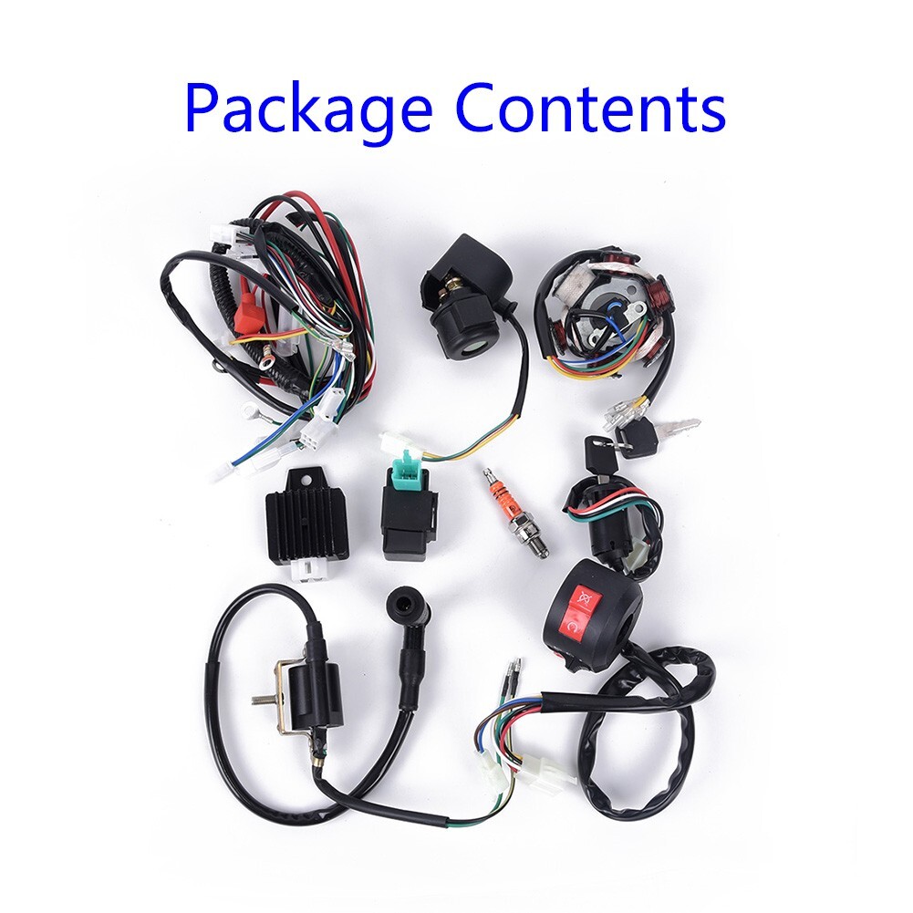 Kit Accensione GOOFIT Per ATV Quad 50cc-125cc - Cablaggio, CDI, Bobina, Candela - Foto 13