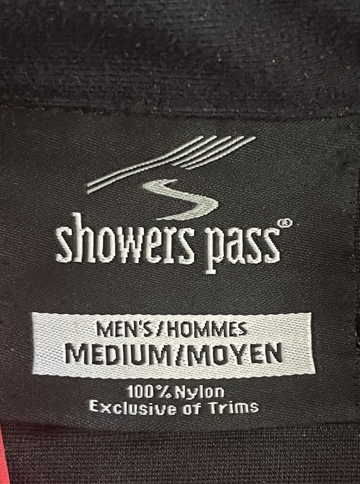 Showers Pass Cycling Jacket Orange Firecracker Medium reflective 3M