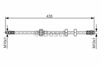 Bosch Bremsschlauch Vorne FüR Fiat Bravo II Stilo Multi Lancia Delta III