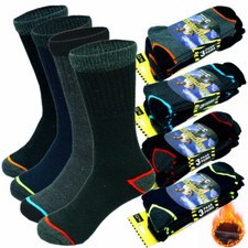 3 Pairs Mens Winter Arbeitssocken Thermal Heated Heavy Duty Work Socks 10-13
