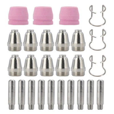 XCAN 26pcs AG60 Plasma Cutter Tips Nozzles Consumables Kit WSD60 Torch Tip Electrode
