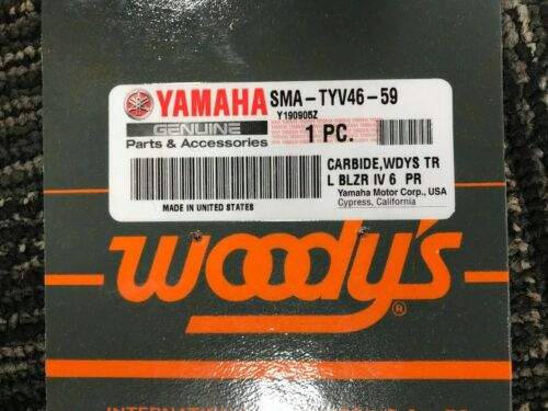 WOODYS 6" CARBIDE SKI RUNNER SET YAMAHA VIKING VK PROFESSIONAL SNOWMOBILE - Picture 4 of 6