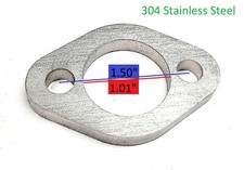 Stainless Exhaust Flange for: TECUMSEH 5-6.5 Heavy Duty, Gokart  mini Bikes 