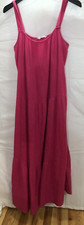 BB Dakota Steve Madden pink sleeveless tiered maxi dress M Sundress
