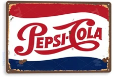 TIN SIGN Pepsi Cola Retro Metal Décor Wall Art Soda Store Shop A563