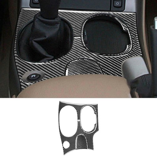3Pcs Carbon Fiber Gear Shift Panel Cover Trim For Chevrolet Corvette C6 2005-07