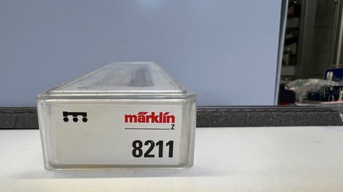 MARKLIN 8211 SCALA Z MINICLUB CARRO CON CONTAINER E CAMION USATO CON SCATOLA - Afbeelding 4 van 4