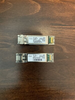 Cisco FET-10G  10GB SFP+ Transceiver x 2 (Lot of 2)