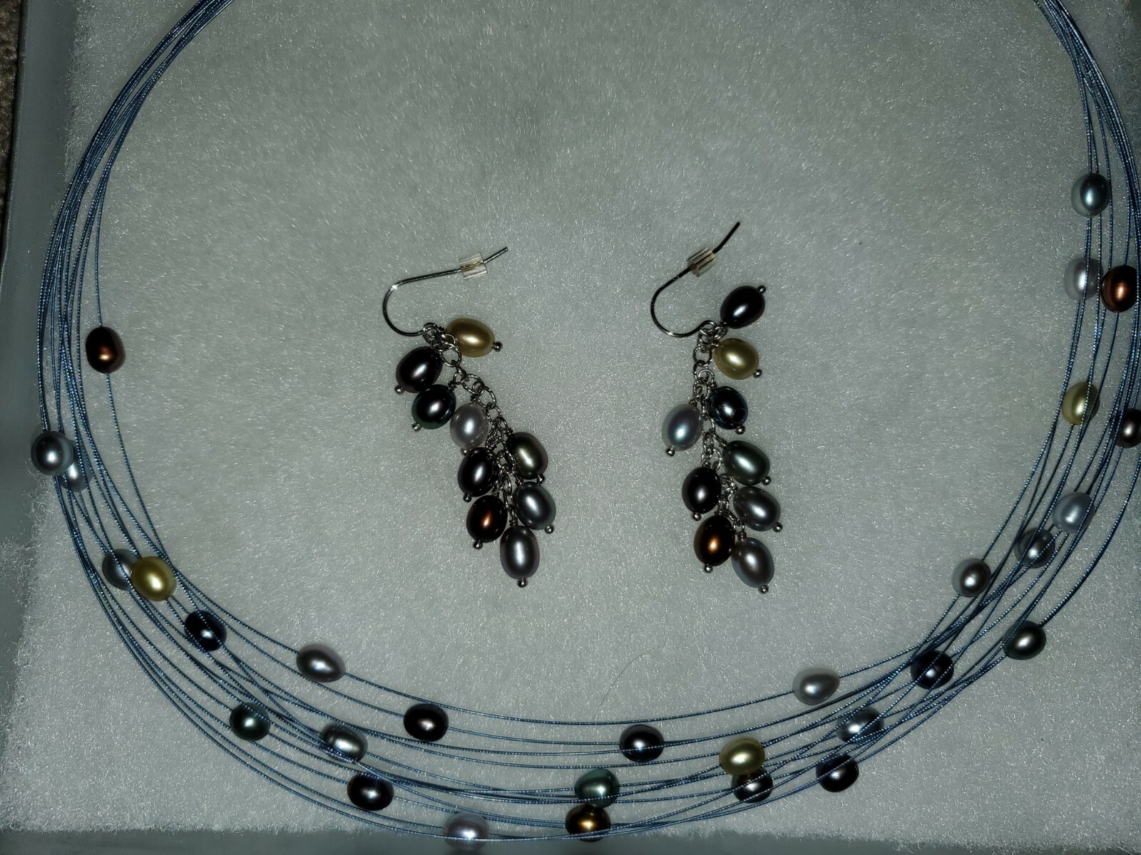 Honora Pearl Necklace and Earring Set 