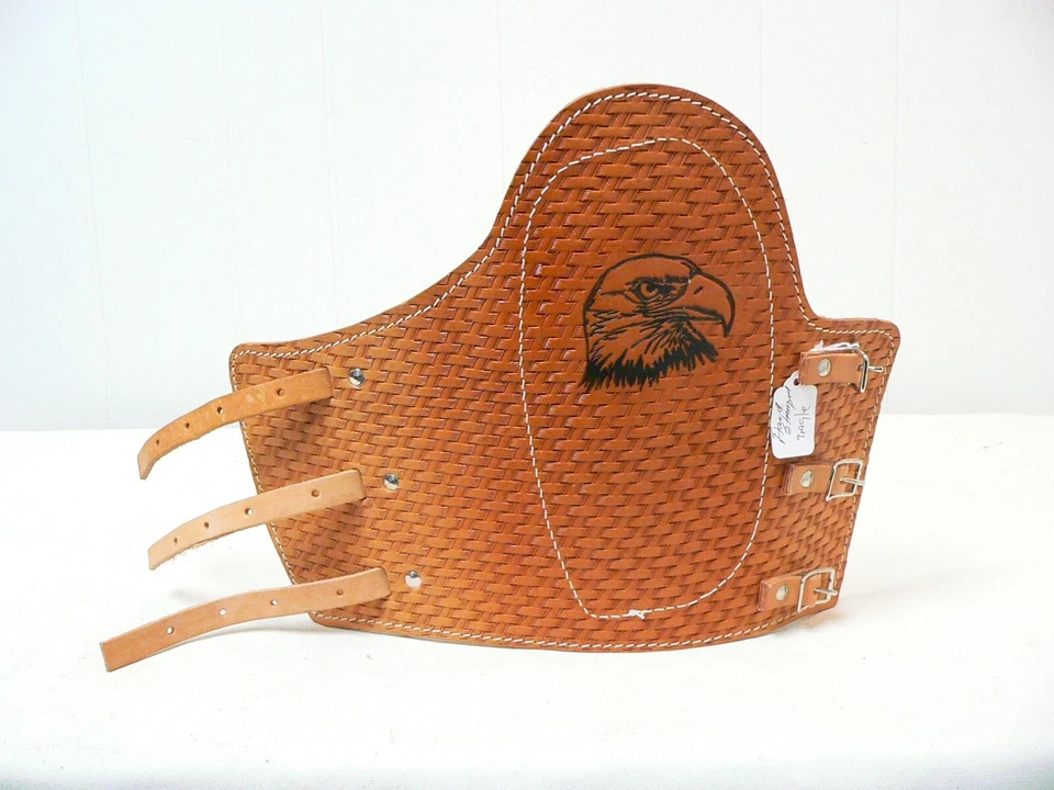 МАНЖЕТА СВАРЩИКА РУЧНОЙ РАБОТЫ ИЗ НАТУРАЛЬНОЙ КОЖИ 12 1/2 «КОНИЧЕСКАЯ - Изображение 4 из 4