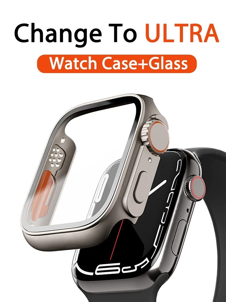 Turning into ultra iWatch PC Firm Cover for Apple Watch Case 8 7